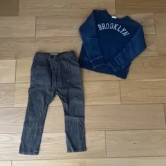 翌日匿名発送　ZARA ブルックリン スウェットシャツとグレーパンツのセット