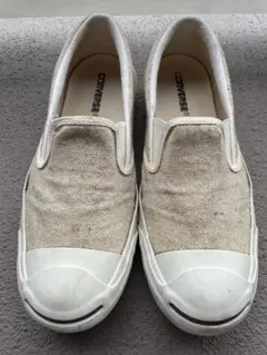 CONVERSE Jack Purcell スリッポン ベージュ