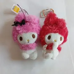 マイメロディ プライズ限定 レースリボンマスコット 2種セット