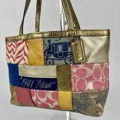 Coach Patchwork Tote bag Signature 45656