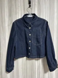 【ZARA】Z1975 ショートデニムシャツ