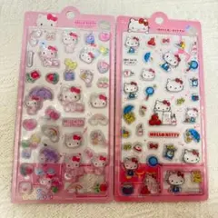 【韓国限定】50周年記念デザイン 正規品 ハローキティ 立体ステッカー　シール