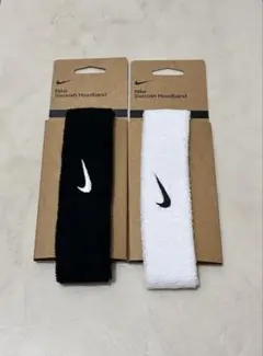 NIKE ナイキ ヘッドバンド BN1000 2本セット 白黒　ヘアバンド