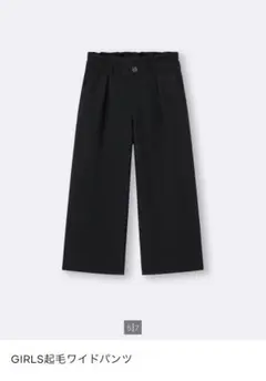 起毛ワイドパンツ　gu