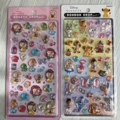 正規品　ディズニープリンセス・クラシックス ボンボンドロップシール　2セット