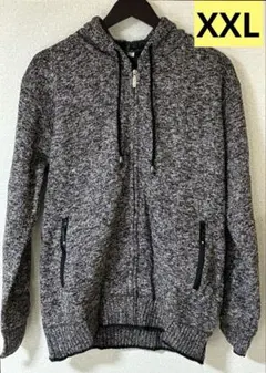 冬にぴったり裏起毛で暖かい❣️ゆったり大きめサイズ XXL✨フード付きパーカー
