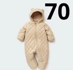 【ユニクロ】ウォームパデッドオールインワン