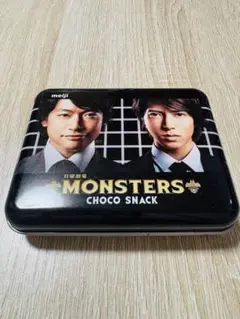 meiji MONSTERS CHOCO SNACK缶 中身なし