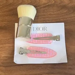 Dior ノベルティセット（ブラシ1点＋ヘアクリップ2点）美品