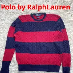【人気】Polo by Ralph Lauren ケーブルニット　ヴィンテージ