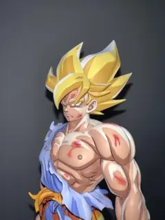 ドラゴンボールZ 超サイヤ人3 孫悟空 二次元彩色 2D リペイント