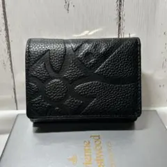 【ショッパー付き】VivienneWestwood　三つ折財布　ブラック
