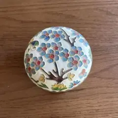 七宝焼 花柄 小物入れ ボンボニエール
