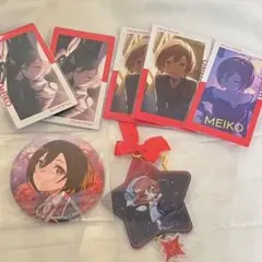 ボカロ　ピアプロ　MEIKO グッズ　まとめ売り カード　エピカ　箔押し　缶バ