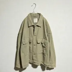 即日発送！ ナチュラルストーリー カバーオール XL オーバーサイズ オリーブ色