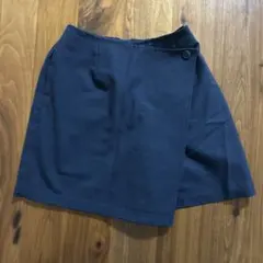 BURBERRYS ネイビー ラップスカート 150A