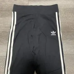 Adidas トレフォイルロゴ刺繍 スリーストライプ レギンス スパッツ M
