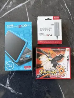 Nintendo 2DS LL + ACアダプター + ポケモンウルトラサン