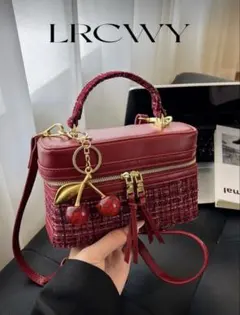 LRCWY 赤 ショルダーバッグ