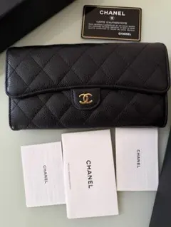 CHANEL キャビアスキン 長財布 ロングウォレットのサムネイル