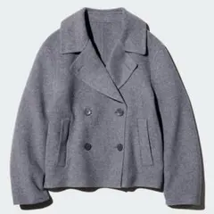 ダブルフェイスショートコートリラックスフィット