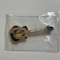 【新品未開封】ハードロックカフェ グアムギター ピンバッジ ブローチタイプ