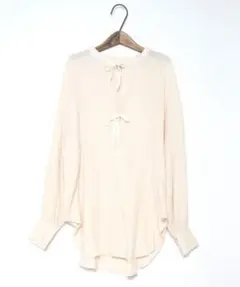 【新品未使用】Crispサージカルデザインシャツ/ivory