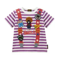 ミキハウス　ダブルビー　サスペンダーTシャツ　120
