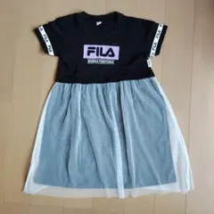 FILA 半袖ワンピース ブラック チュールスカートのサムネイル