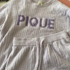 gelato piqueタオル地 ルームウェア 薄紫　上下セット