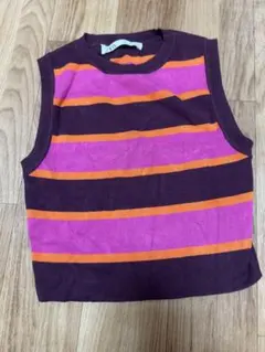 ZARA ノースリーブニット