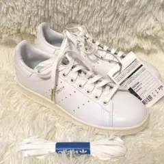 【新品タグ付】adidas スタンスミス 23.5cm ホワイト×ゴールド