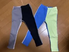 超美品★ブリーズ　カラフルリブレギンスパンツ2本セット110cm