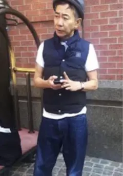 【貴重】キナシサイクル　木梨　ダウンベスト　サイズM リバーシブル　ネイビー