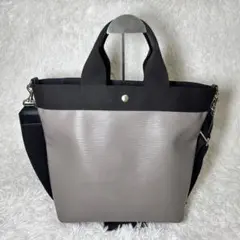 【美品】トプカピ　2way リプルネオレザー　A4トートバッグ 大容量 軽量