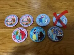 ディズニー刺繍缶バッジ　6つセット