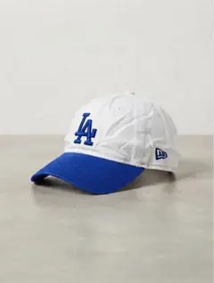 NEW ERA ロサンゼルス・ドジャース キャップ 白 青 LAロゴ