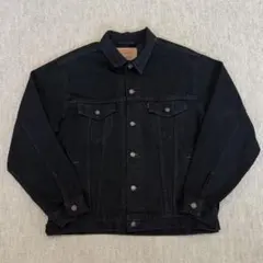 極上品 90s USA製 levi's デニムジャケット サルファブラック