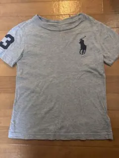 Polo Ralph Lauren グレー Tシャツ　ビッグポニー　4-110