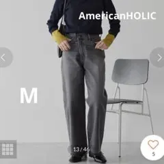 AMERICAN HOLIC リメイクデザインデニム　グレー　Мのサムネイル