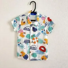 チップとデール スイスイサマー ディズニー アロハ シャツ トップス