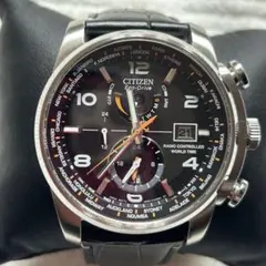 CITIZEN Eco-Drive 電波時計 クロノグラフ Sapphire