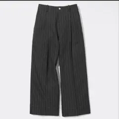 【美品】 GU beautiful peopleコラボ　タックワイドパンツXL