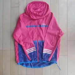 adidas NEO ウィンドブレーカー ピンク パープル Lのサムネイル