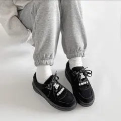 人本 SINCE 1986 厚底スニーカー ブラック 23.5cm - メルカリ