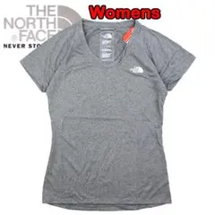 ノースフェイス Tシャツ レディース Vネック 速乾 伸縮 半袖 ドライ