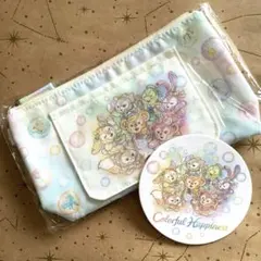 東京ディズニーシー【ダッフィー20周年/スーベニアおてふきキャリー】コースター付