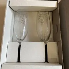 美品　シャンパングラス 2個セット