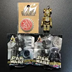 な*ぐ様 ペプシ　スターウォーズベアブリックフィギュア3体&スターウォーズ展王冠