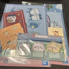 新品　匿名配送　3点セット　ちいかわ　一番くじ　G賞　ステーショナリー